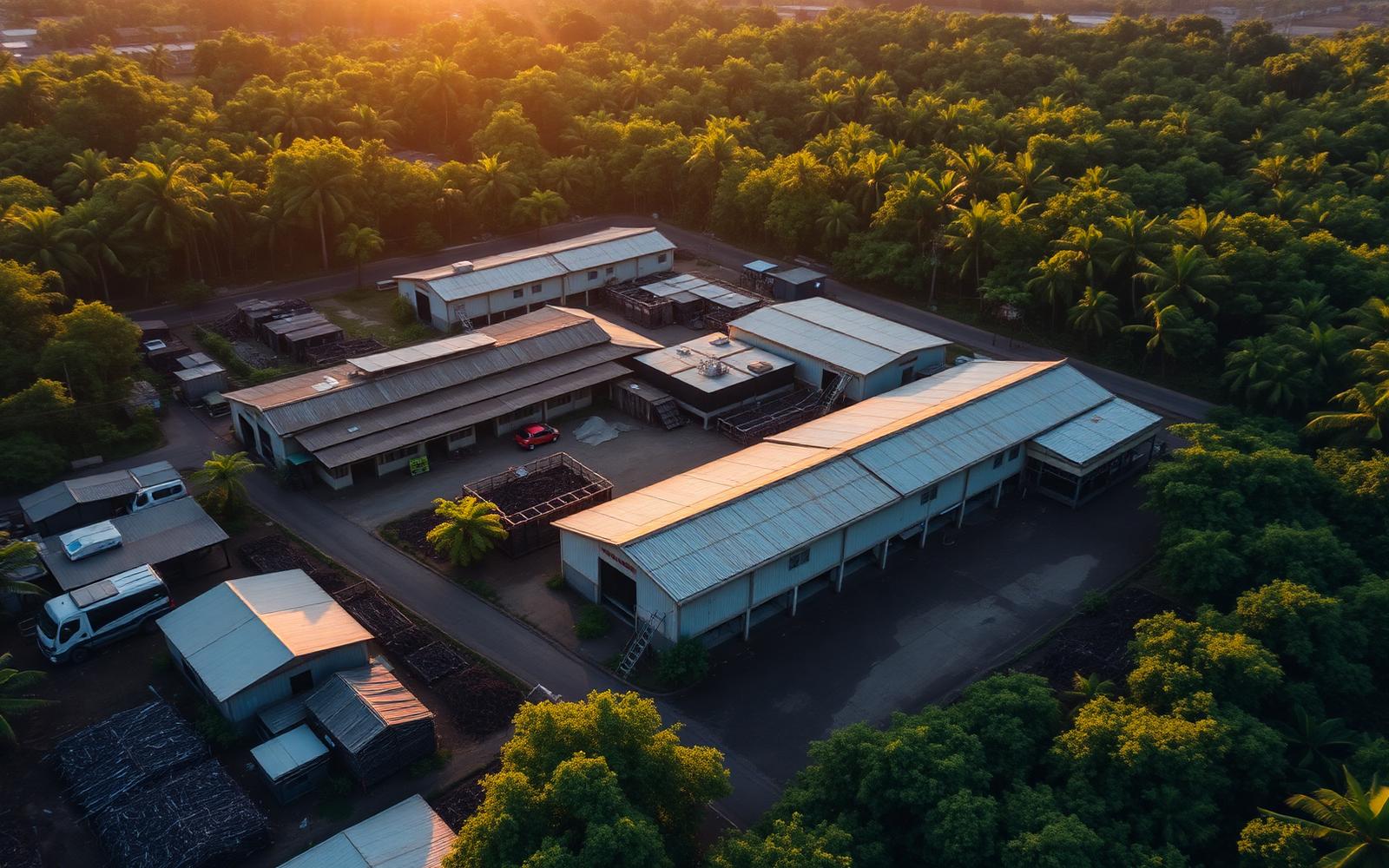 Rimbawana factory aerial view